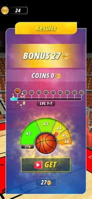 Slingshot Basketball! android App screenshot 4