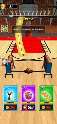 Slingshot Basketball! android App screenshot 5